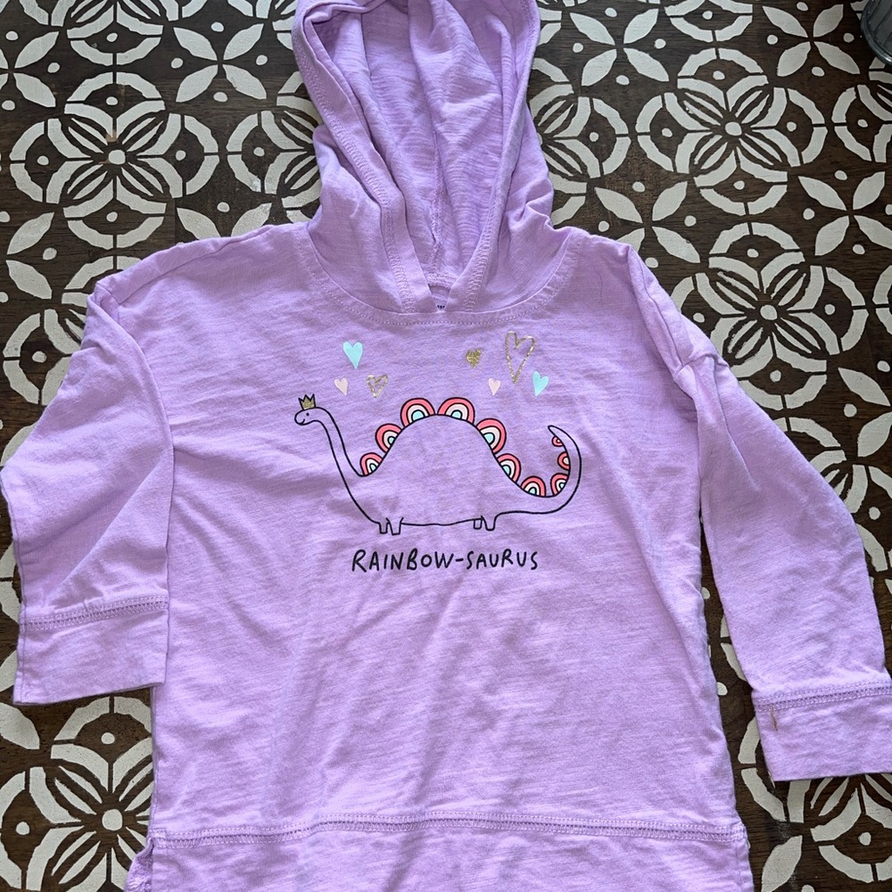 Oshkosh Dinosaur Hooded T-Shirt sz 18m